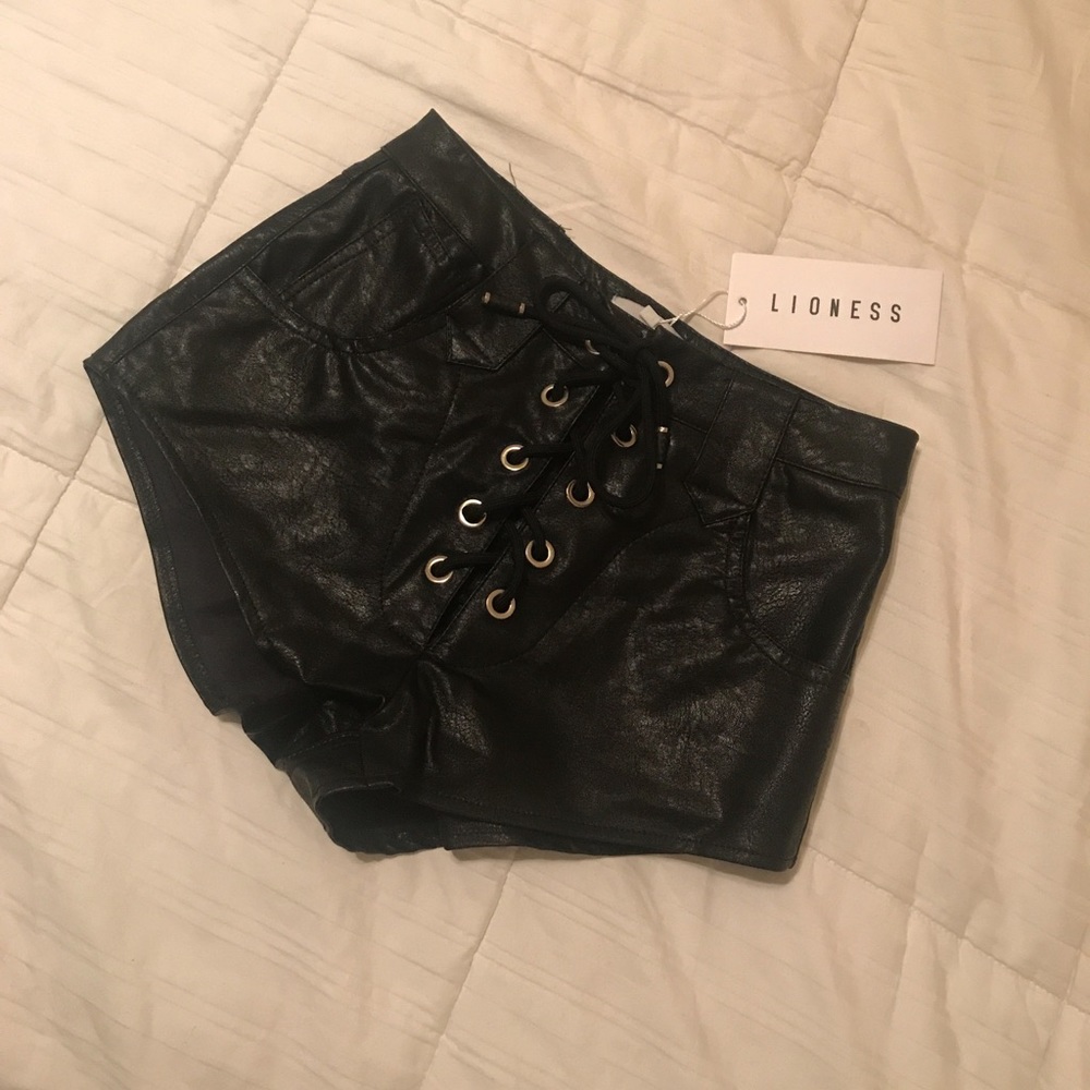 Leather Shorts